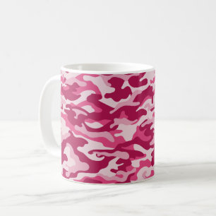 Rosa Camouflage Camouflage Kaffeetasse
