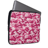 Rosa Camouflage Camouflage Laptopschutzhülle (Vorne Rechts)