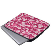 Rosa Camouflage Camouflage Laptopschutzhülle (Vorne Knopf)