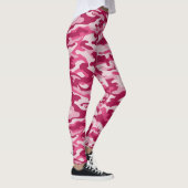Rosa Camouflage Camouflage Leggings (Rechts)
