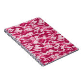 Rosa Camouflage Camouflage Notizblock (Rechte Seite)