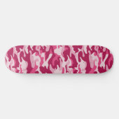 Rosa Camouflage Camouflage Skateboard (Horizontal)