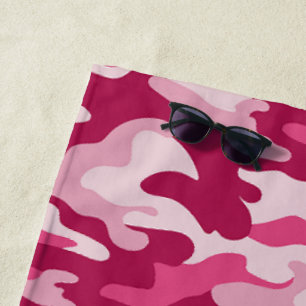 Rosa Camouflage Camouflage Strandtuch