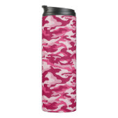Rosa Camouflage Camouflage Thermosbecher (Nach rechts gedreht)