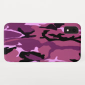 Rosa Camouflage Case-Mate iPhone Hülle (Rückseite (Horizontal))