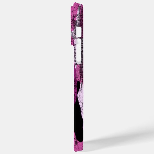 Rosa Camouflage Case-Mate iPhone Hülle (Rückseite / Links)