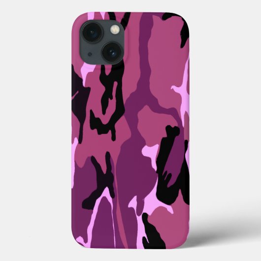 Rosa Camouflage Case-Mate iPhone Hülle (Rückseite)