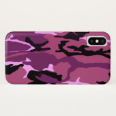 Rosa Camouflage Case-Mate iPhone Hülle (Rückseite (Horizontal))