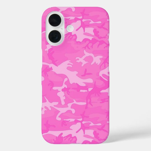Rosa Camouflage Case-Mate iPhone Hülle (Rückseite)