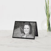 Rosa Camouflage danken Ihnen zu kardieren Dankeskarte (Rückseite)