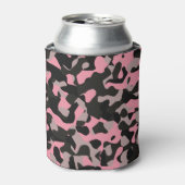Rosa Camouflage Dosenkühler (Kanne Vorderseite)