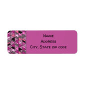 Rosa Camouflage Dreiecke (Vorne)