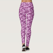 Rosa Camouflage drucken Frauen Leggings (Rückseite)