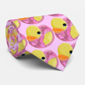 Rosa Camouflage Ducky Krawatte (Gerollt)