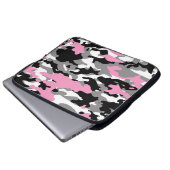 ROSA CAMOUFLAGE - Elektronik-Tasche Laptopschutzhülle (Vorne Knopf)