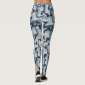 Rosa Camouflage Flex Leggings (Rückseite)