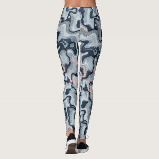 Rosa Camouflage Flex Leggings (Rückseite)