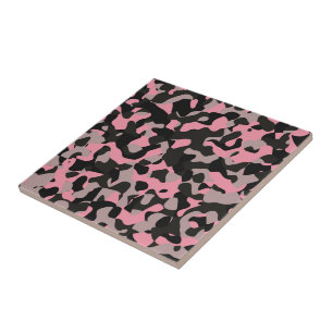 Rosa Camouflage Fliese