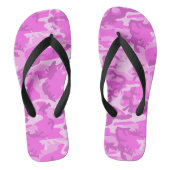 Rosa Camouflage Flip Flops Badesandalen (Fußbett)