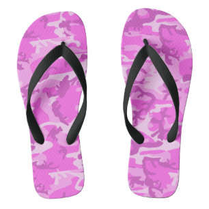 Rosa Camouflage Flip Flops Badesandalen