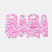 Rosa Camouflage Geschenkschachtel (Ungefaltet)