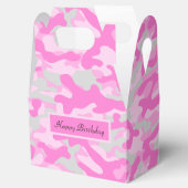 Rosa Camouflage Geschenkschachtel (Geöffnet)