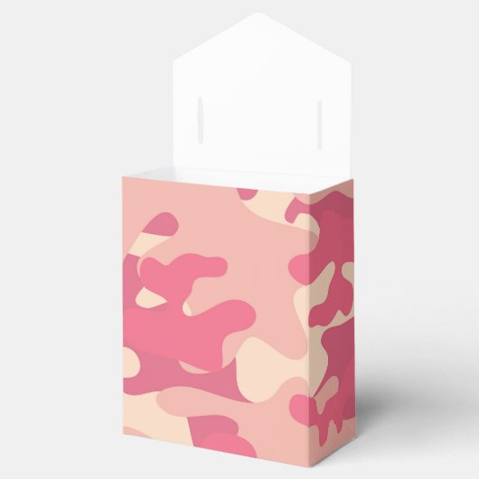 rosa Camouflage Geschenkschachtel (Geöffnet)