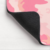 Rosa Camouflage - Girl-Camouflage Mousepad (Ecke)