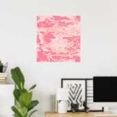 Rosa Camouflage - Girl-Camouflage Poster (Heimbüro)