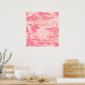Rosa Camouflage - Girl-Camouflage Poster (Küche)