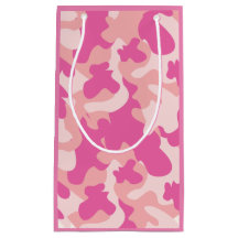 Rosa Camouflage-Girly Geschenk-Tasche