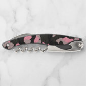 Rosa Camouflage Kellnermesser (Rückseite)