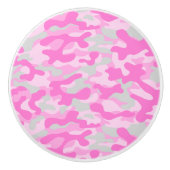 Rosa Camouflage Keramikknauf (Vorderseite)