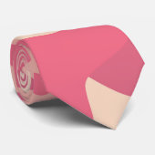 rosa Camouflage Krawatte (Gerollt)