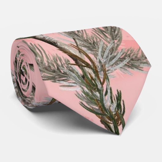 Rosa Camouflage-Krawatte Krawatte (Gerollt)