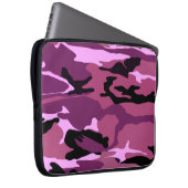 Rosa Camouflage Laptopschutzhülle (Vorne Rechts)