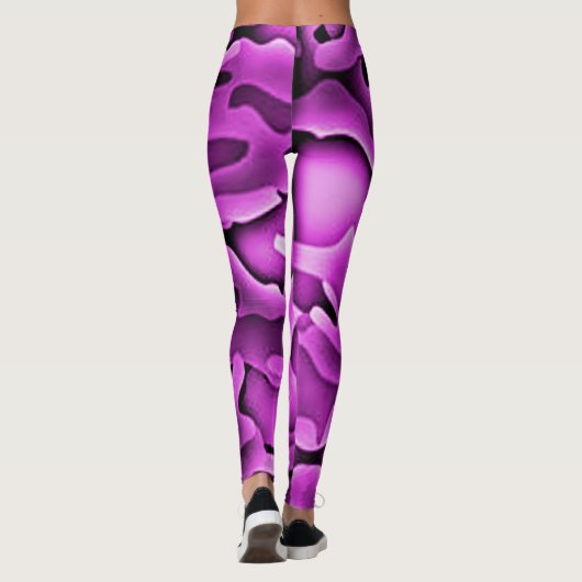 Rosa Camouflage Leggings (Rückseite)