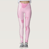 Rosa Camouflage Leggings (Vorderseite)