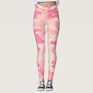 Rosa Camouflage Leggings