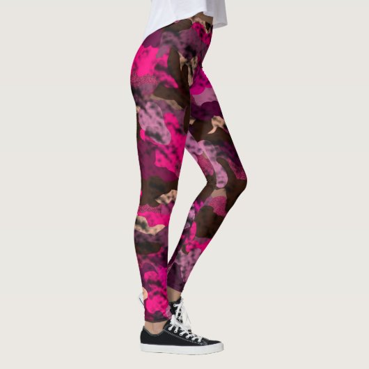 Rosa Camouflage Leggings (Rechts)
