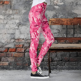 Rosa Camouflage Leggings