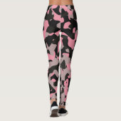 Rosa Camouflage Leggings (Rückseite)