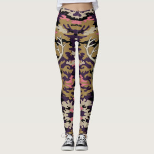 Rosa Camouflage Leggings