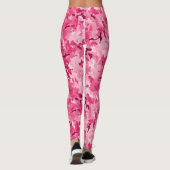 Rosa Camouflage Leggings (Rückseite)