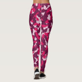 Rosa Camouflage Leggings (Rückseite)