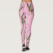Rosa Camouflage-Leggings Leggings (Rückseite)