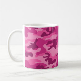 Rosa Camouflage LIEBE DU ihr Modernes Ja Kaffeetasse