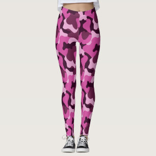 Rosa Camouflage-Mädchen-Y2K-Streetstyle Leggings