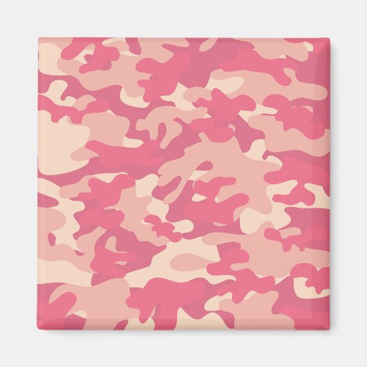 rosa Camouflage Magnet (Vorne)