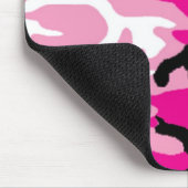 Rosa Camouflage-Mausunterlage Mousepad (Ecke)
